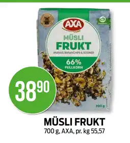 Kiwi MÜSLI FRUKT tilbud