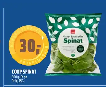 Coop Obs COOP SPINAT tilbud