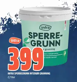 Coop Obs INFRA SPERREGRUNN INTERIØR GRUNNING tilbud