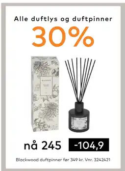 Skeidar Blackwood duftpinner tilbud