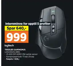 POWER TRÅDLØS GAMINGMUS tilbud