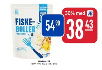 Rema 1000 FISKEBOLLER tilbud