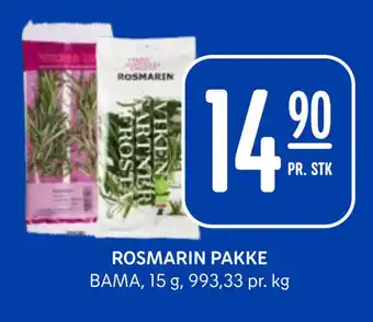 Rema 1000 ROSMARIN PAKKE tilbud