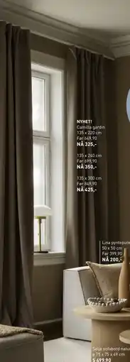 Kid Interiør Camilla gardin tilbud
