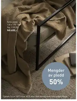 Kid Interiør Sofie pledd tilbud