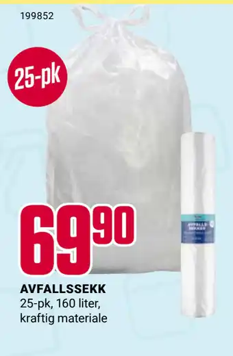 Europris AVFALLSSEKK tilbud