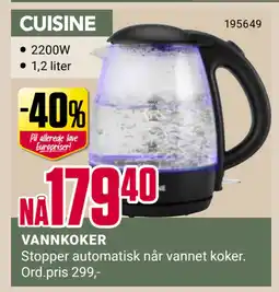 Europris VANNKOKER tilbud