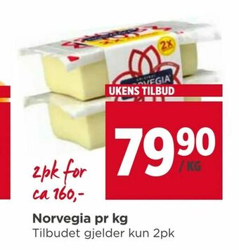 Meny Norvegia pr kg tilbud