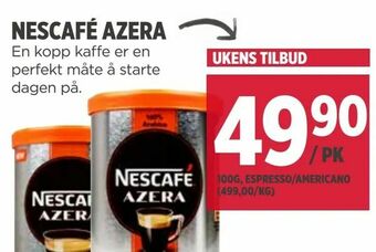 Meny Nescafé azera tilbud