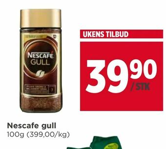 Meny Nescafe gull tilbud