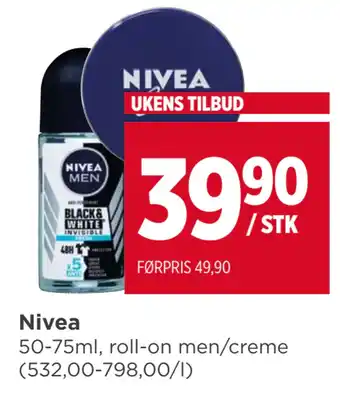 Meny Nivea tilbud