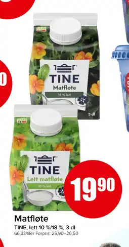 Spar Matfløte tilbud