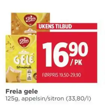 Meny Freia Gele tilbud
