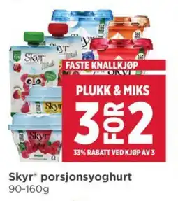 Meny SKYR Porsjonsyoghurt tilbud