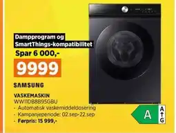 POWER SAMSUNG Vaskemaskin WW11DB8B95GBU tilbud