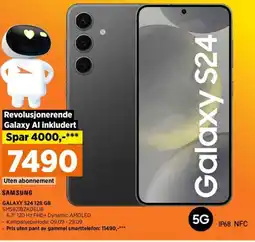 POWER SAMSUNG Galaxy S24 128 GB SMS921BZKDEUB tilbud