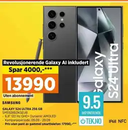 POWER SAMSUNG Galaxy S24 ULTRA 256 GB tilbud