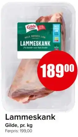 Spar Lammeskank tilbud