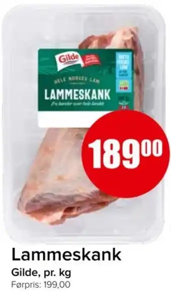 Spar Lammeskank tilbud