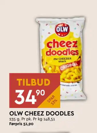 Coop Mega OLW CHEEZ DOODLES tilbud