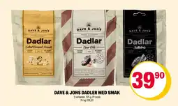 Coop Extra DAVE & JONS DADLER MED SMAK tilbud