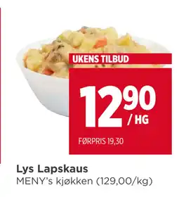 Meny Lys Lapskaus tilbud