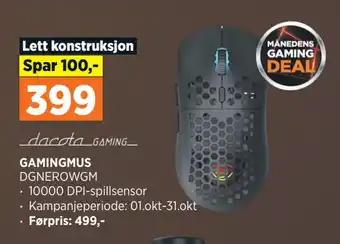 POWER GAMINGMUS tilbud