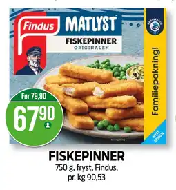 Kiwi FISKEPINNER tilbud