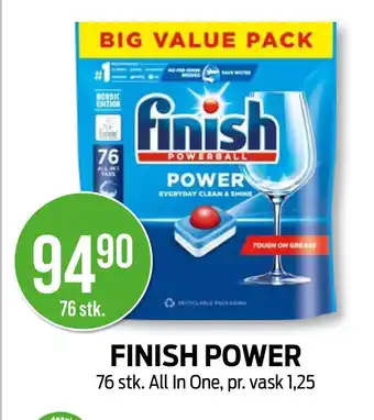 Kiwi FINISH POWER tilbud