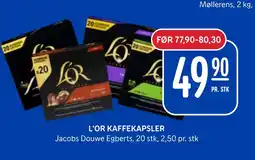 Rema 1000 L'OR KAFFEKAPSLER tilbud