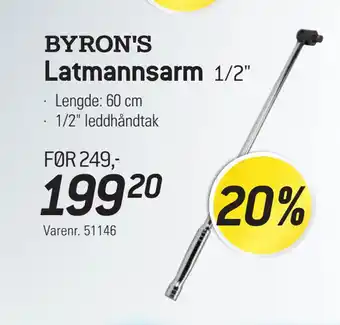 Thansen Latmannsarm tilbud