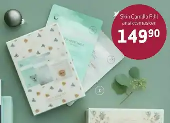 Apotek 1 Skin Camilla Pihl ansiktsmasker tilbud