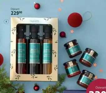 Apotek 1 Flott gavesett med to olivenoljer og en balsamico tilbud