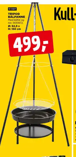 jem & fix TRIPOD BÅLPANNE tilbud