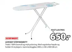 JYSK LEIFHEIT STRYKEBRETT tilbud