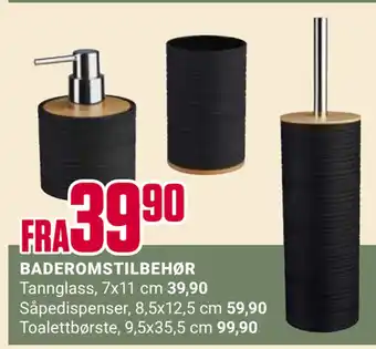 Europris BADEROMSTILBEHØR tilbud
