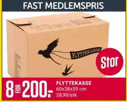 Europris FLYTTEKASSE tilbud