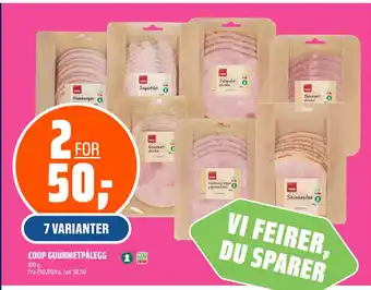 Coop Obs COOP GOURMETPÅLEGG tilbud