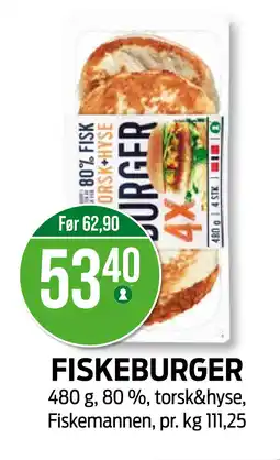 Kiwi FISKEBURGER tilbud