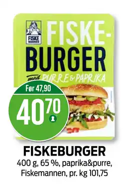 Kiwi FISKEBURGER tilbud