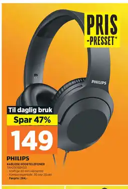 POWER KABLEDE HODETELEFONER tilbud