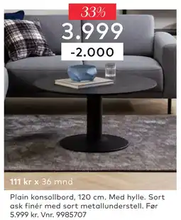 Skeidar Plain konsollbord tilbud