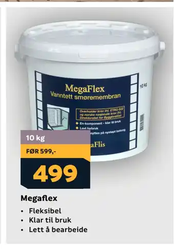 Megaflis Megaflex tilbud