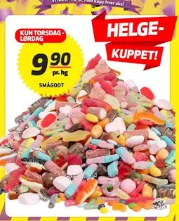 Bunnpris SMÅGODT tilbud