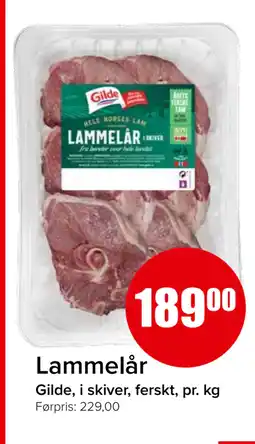 Spar Lammelår tilbud
