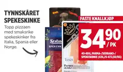 Meny TYNNSKÅRET SPEKESKINKE tilbud