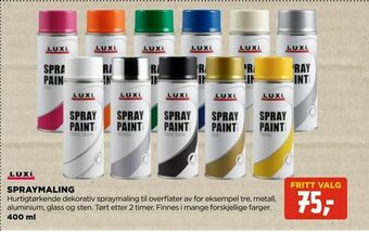 jem & fix Spraymaling tilbud