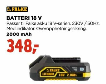 jem & fix Batteri 18 v tilbud
