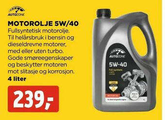 jem & fix Motorolje 5w/40 tilbud
