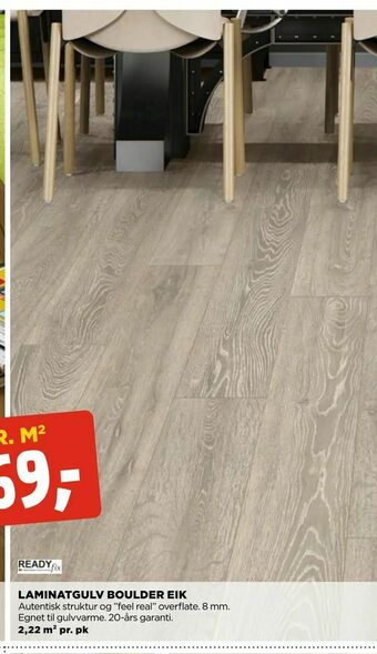 jem & fix Laminatgulv boulder eik tilbud